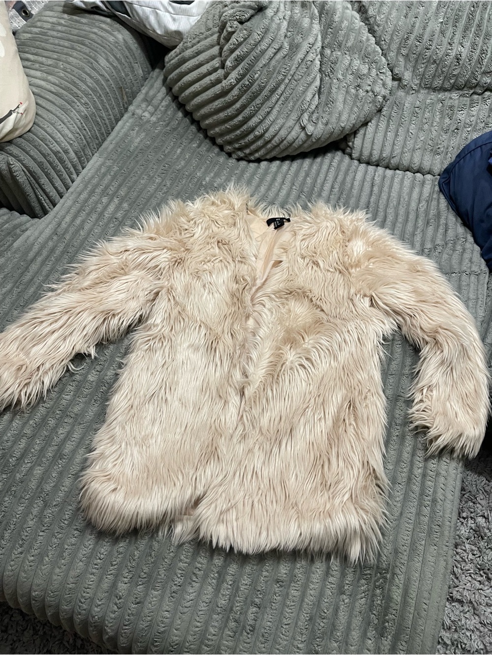 Faux Fur Jacket - Women's Cozy Plush Coat